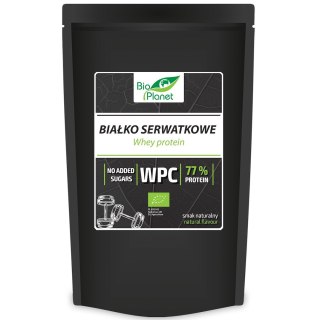 BIAŁKO SERWATKOWE NATURALNE (WPC 77) BIO 150 g - BIO PLANET