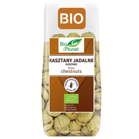 KASZTANY JADALNE SUSZONE BEZGLUTENOWE BIO 200 g - BIO PLANET
