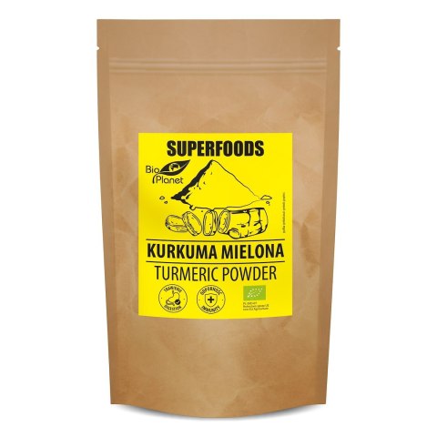 KURKUMA MIELONA BIO 500 g - BIO PLANET SUPERFOODS