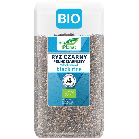 RYŻ CZARNY PEŁNOZIARNISTY (UPRAWIANY W EUROPIE) BIO 500 g - BIO PLANET