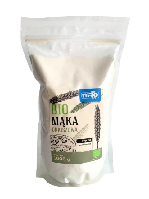 MĄKA ORKISZOWA TYP 00 NA PIZZĘ BIO 1 kg - NIRO