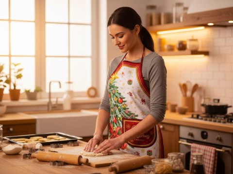 Fartuszek kuchenny - Dekoracja świąteczna CARMANI