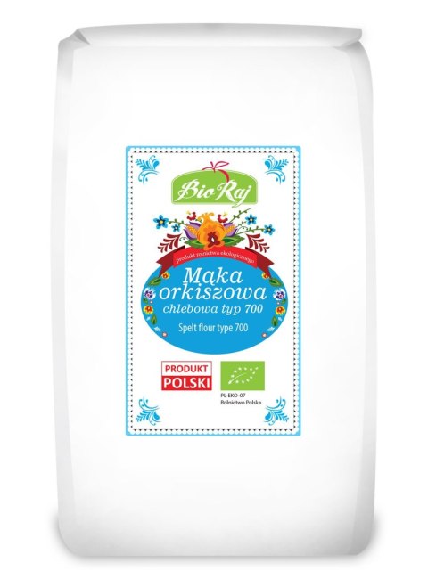 MĄKA ORKISZOWA CHLEBOWA TYP 700 BIO (POLSKA) 1 kg - BIO RAJ