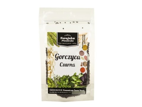 Gorczyca CZARNA 1kg Swojska Piwniczka