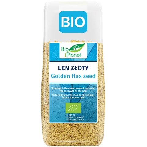LEN ZŁOTY (SIEMIĘ LNIANE) BIO 200 g - BIO PLANET