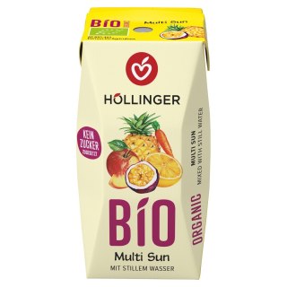 NEKTAR WIELOOWOCOWO - MARCHWIOWY BEZ DODATKU CUKRÓW (MULTI SUNRISE) BIO 200 ml - HOLLINGER