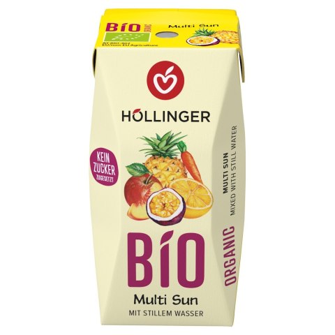 NEKTAR WIELOOWOCOWO - MARCHWIOWY BEZ DODATKU CUKRÓW (MULTI SUNRISE) BIO 200 ml - HOLLINGER