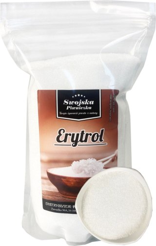ERYTRYTOL (ERYTROL) 1KG CUKIER NISKOKALORYCZNY SŁODZIK