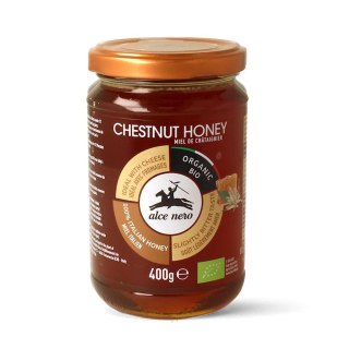 MIÓD KASZTANOWY BIO 400 g - ALCE NERO