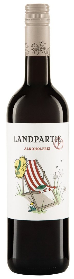WINO BEZALKOHOLOWE CUVÉE CZERWONE SŁODKIE BIO 750 ml - LANDPARTIE