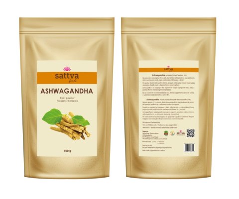 ASHWAGANDHA W PROSZKU 100 g - SATTVA (FOODS)