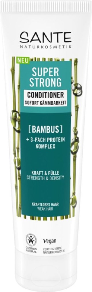 ODŻYWKA WZMACNIAJĄCA DO WŁOSÓW SŁABYCH I ŁAMLIWYCH BAMBUS I POTRÓJNY KOMPLEKS PROTEINOWY ECO 150 ml - SANTE