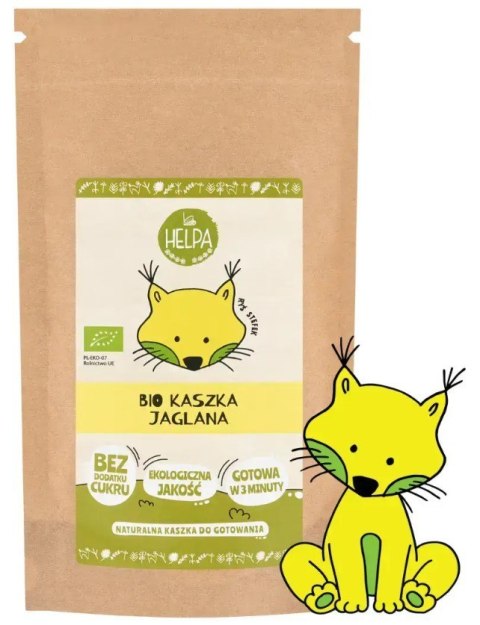KASZKA JAGLANA BEZ DODATKU CUKRÓW BIO 200 g - HELPA