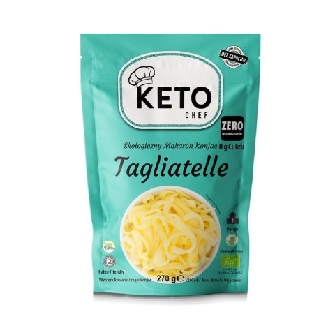 MAKARON (KONJAC) TAGLIATELLE BEZGLUTENOWY BIO 270 g (200 g) - KETO CHEF