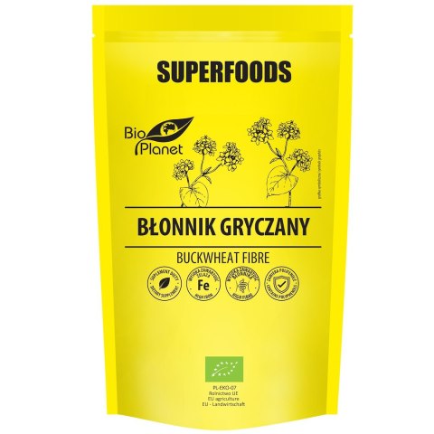 BŁONNIK GRYCZANY BIO 200 g - BIO PLANET SUPERFOODS