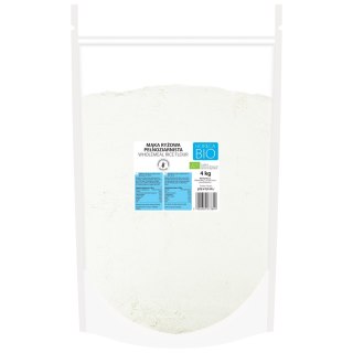 MĄKA RYŻOWA PEŁNOZIARNISTA BEZGLUTENOWA BIO 4 kg - HORECA (BIO PLANET)