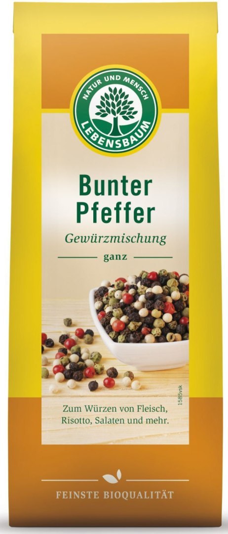 PIEPRZ KOLOROWY ZIARNISTY BIO 50 g - LEBENSBAUM