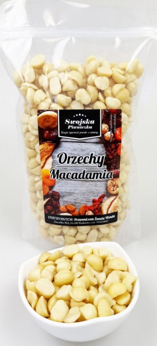 ORZECHY MACADAMIA MAKADAMIA POŁÓWKI 1Kg Swojska Piwniczka