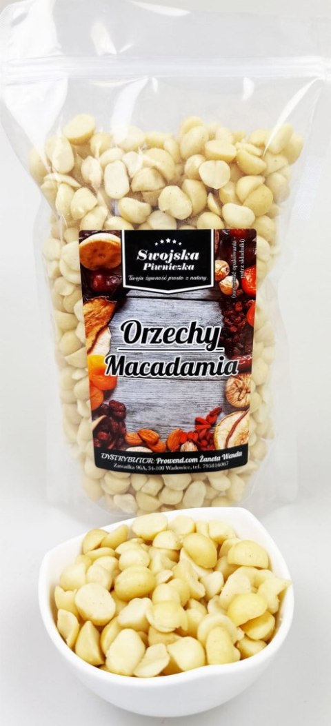 ORZECHY MACADAMIA MAKADAMIA POŁÓWKI 1Kg Swojska Piwniczka