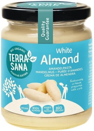 KREM Z MIGDAŁÓW BLANSZOWANYCH 100 % BIO 250 g - TERRASANA