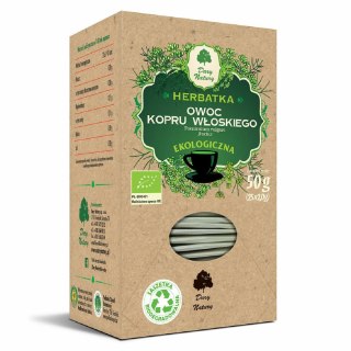 HERBATKA OWOC KOPRU WŁOSKIEGO BIO (25 x 2 g) 50 g - DARY NATURY
