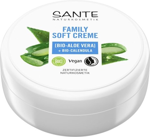 KREM DO TWARZY I CIAŁA FAMILY NAGIETEK I ALOES ECO 150 ml - SANTE