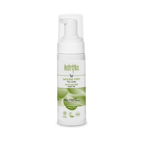 PIANKA DO MYCIA TWARZY OCZYSZCZAJĄCA Z ZIELONĄ HERBATĄ ECO 150 ml - ANTHYLLIS