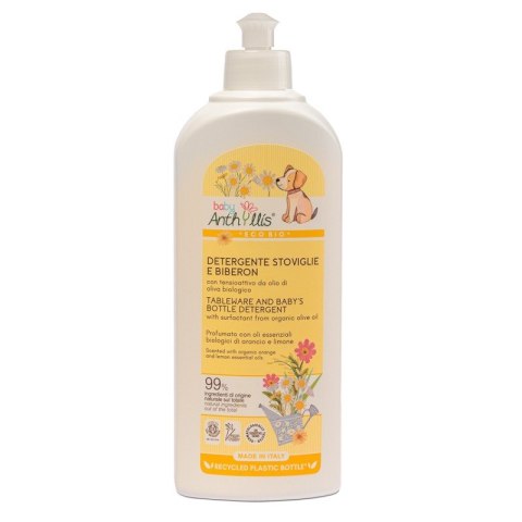 PŁYN DO MYCIA BUTELEK I SMOCZKÓW ECO 500 ml - BABY ANTHYLLIS