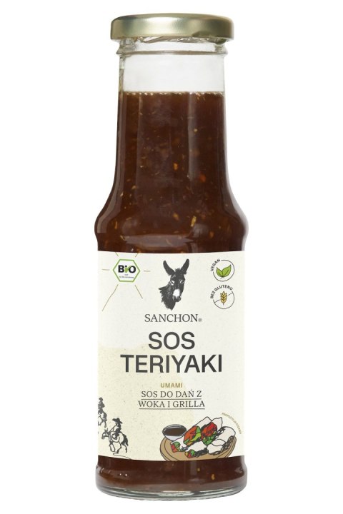 SOS SOJOWY SŁODKI TERIYAKI BEZGLUTENOWY BIO 210 ml - SANCHON