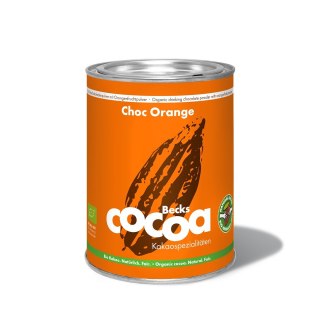 CZEKOLADA DO PICIA POMARAŃCZOWO - IMBIROWA BEZGLUTENOWA BIO 250 g - BECKS COCOA
