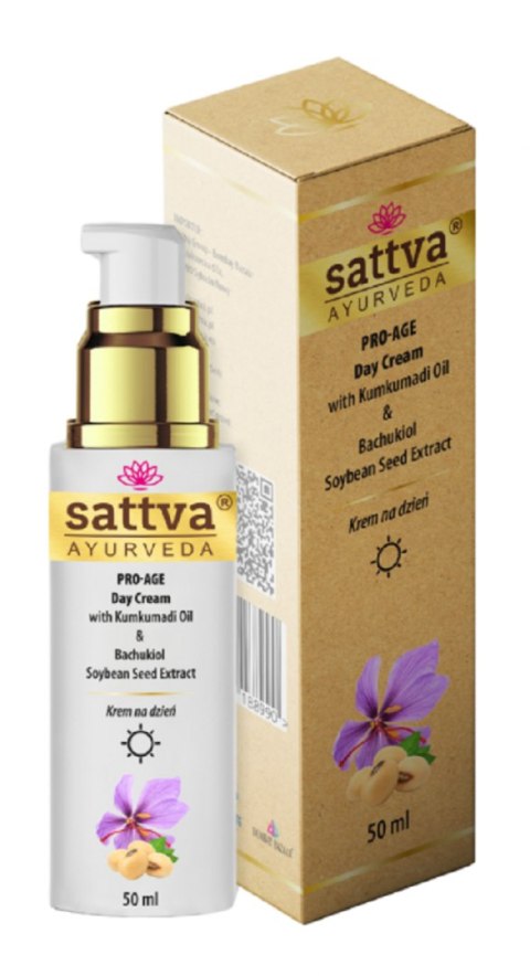 KREM DO TWARZY PRO-AGE NA DZIEŃ 50 ml - SATTVA (AYURVEDA)
