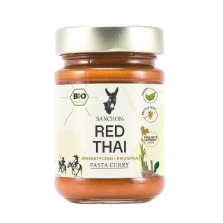 PASTA CURRY RED THAI BEZGLUTENOWA BIO 190 g - SANCHON