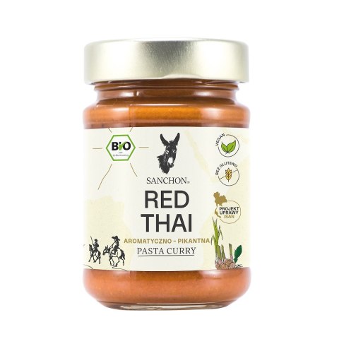 PASTA CURRY RED THAI BEZGLUTENOWA BIO 190 g - SANCHON