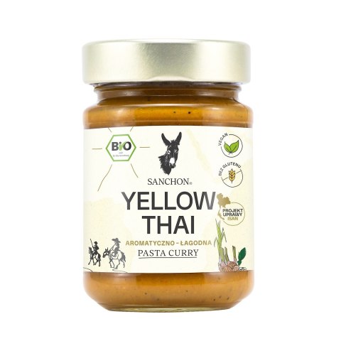 PASTA CURRY YELLOW THAI BEZGLUTENOWA BIO 190 g - SANCHON