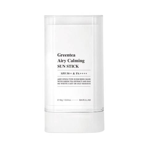 KREM PRZECIWSŁONECZNY KOREAŃSKI W SZTYFCIE ZIELONA HERBATA SPF 50+ 18 g - BARULAB