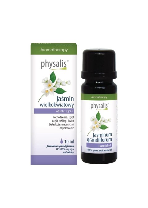 OLEJEK JAŚMIN WIELKOKWIATOWY ABSOLUT 10 ml - PHYSALIS