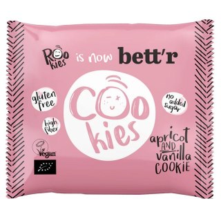 CIASTKO Z MORELĄ I WANILIĄ BEZ DODATKU CUKRÓW BEZGLUTENOWE BIO 40 g - BETT'R