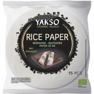 PAPIER RYŻOWY BEZGLUTENOWY BIO (15 szt.) 150 g - YAKSO