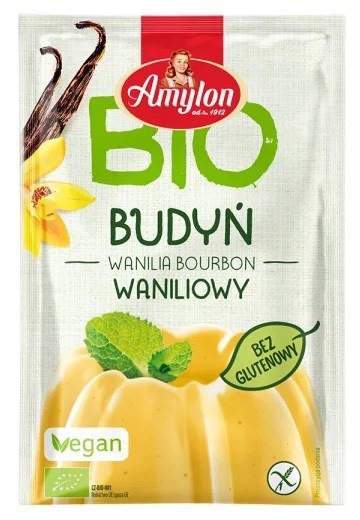 AMYLON Budyń waniliowy bezglutenowy BIO 40g
