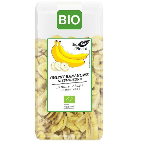 BIO PLANET Chipsy bananowe niesłodzone BIO 150g
