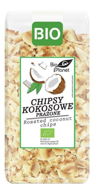 BIO PLANET Chipsy kokosowe prażone BIO 150g