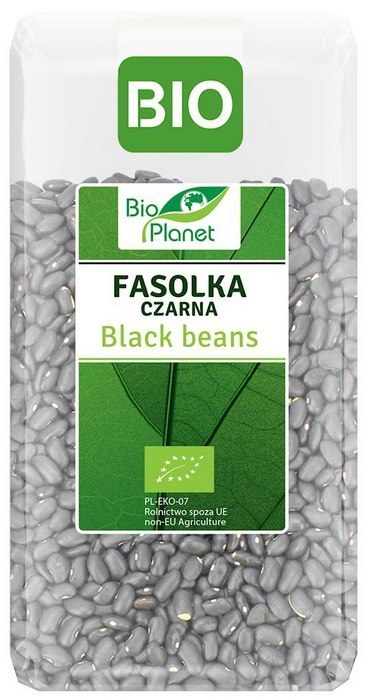 BIO PLANET Fasolka czarna BIO 500g