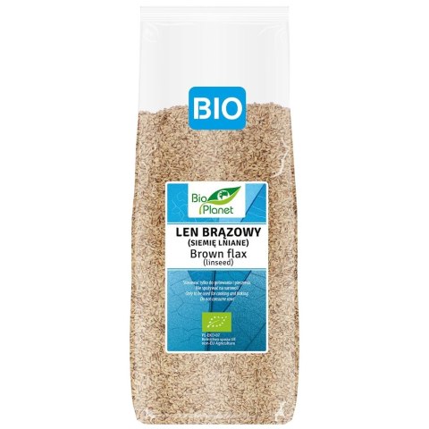 BIO PLANET Len brązowy (siemię lniane) BIO 1kg