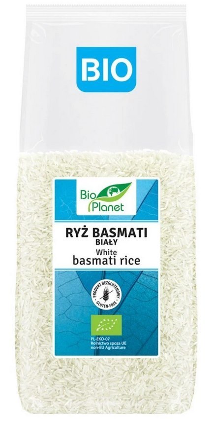 BIO PLANET Ryż basmati biały bezglutenowy BIO 500g
