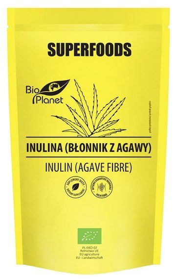 SUPERFOODS Inulina błonnik z agawy BIO 250g BIO PLANET