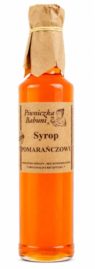 SYROP POMARAŃCZOWY 500ml PIWNICZKA BABUNI