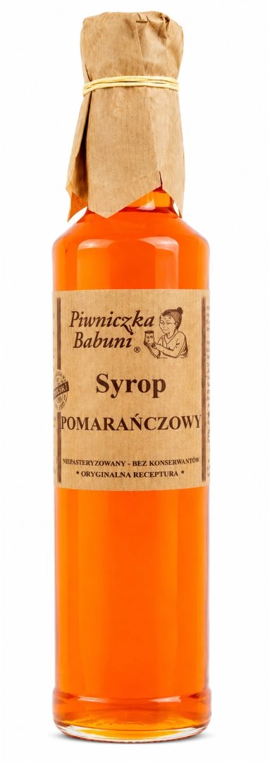 SYROP POMARAŃCZOWY 500ml PIWNICZKA BABUNI