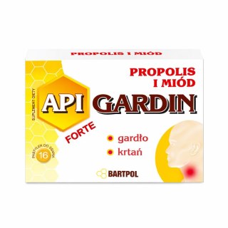API-GARDIN propolis + miód 16past. BARTPOL