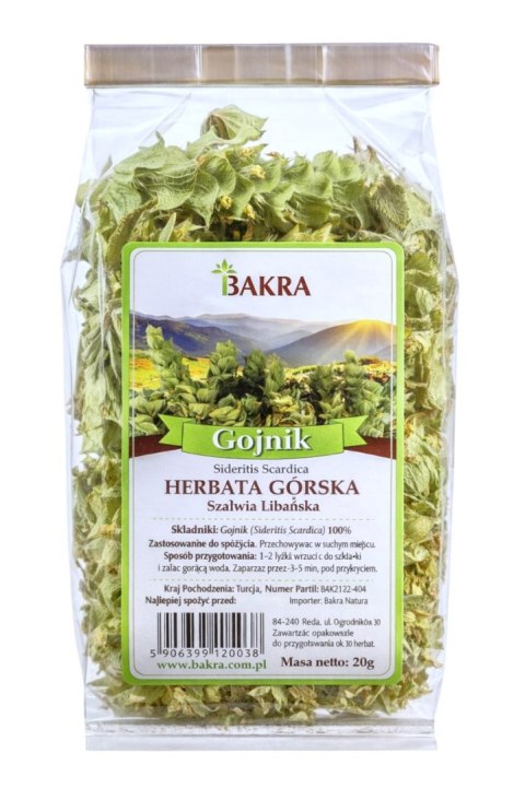 BAKRA Gojnik 20g - Herbata Górska (Szałwia Libańska)