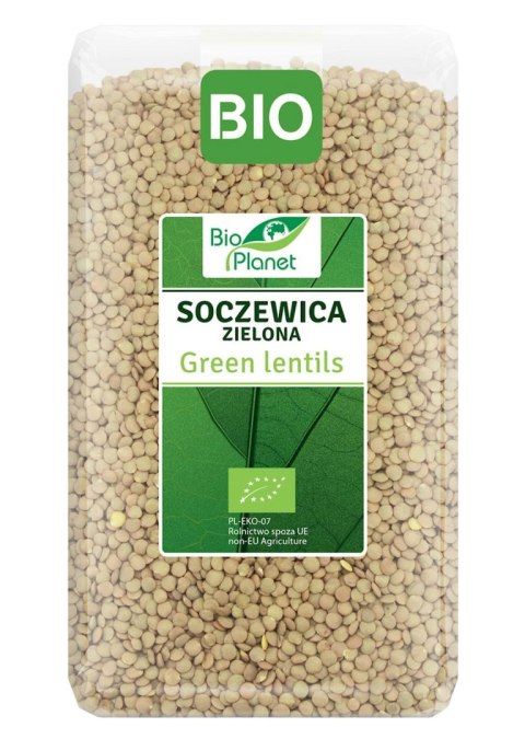 BIO PLANET Soczewica zielona BIO 1kg